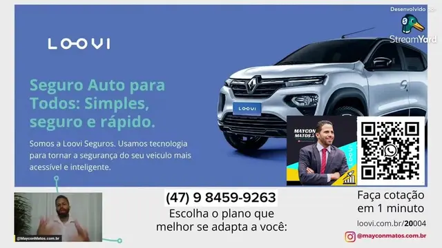 Vídeo explicativo sobre seguro auto Loovi
